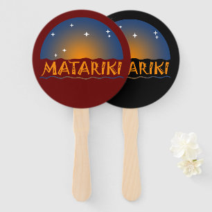 Abanico Nueva Zelanda Siete Hermanas Maori MATARIKI 1b
