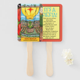 Abanico Nuevo México Souvenir Alienígena Fiesta de globo a