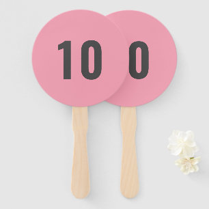 Abanico Número de personalizado Moderno evento de puntua