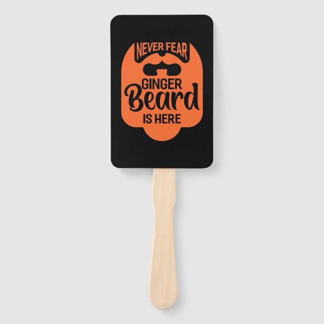 Abanico Nunca Mientas Que La Bebida De Ginger Esté Aquí (Anverso)