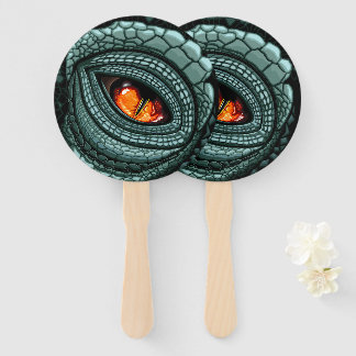 Abanico Ojo de depredador reptil primitivo