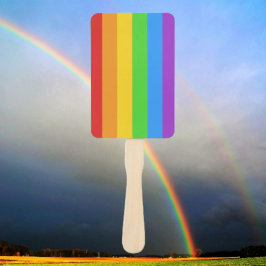 Abanico Orgullo de la brisa arcoiris