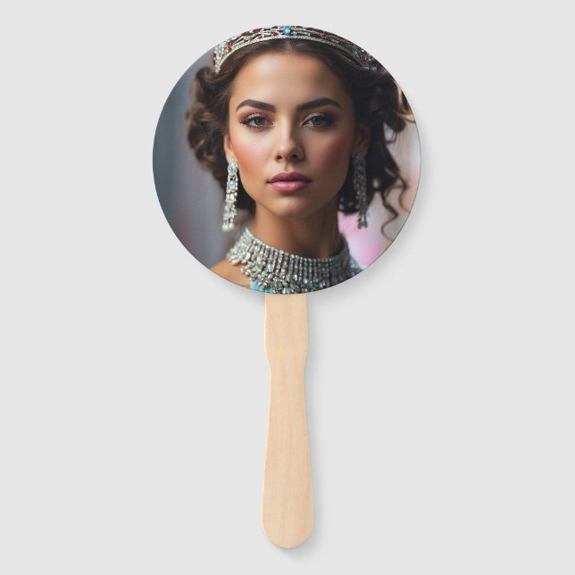 Abanico Pageant Face on a Stick | Set of 10 (Anverso)