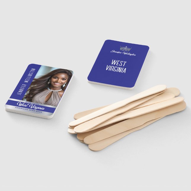 Abanico Pageant Fan Wavers | Royal Shine Set of 10 Fans (No montado)