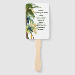 Abanico Palm Trees, Fans del programa de casamiento acuáti