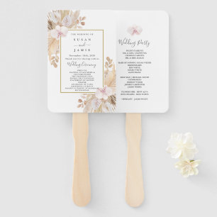 Abanico Pampas Grass Boda