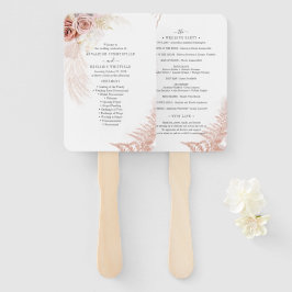 Abanico Pampas Grass Terracotta Boda Ceremony