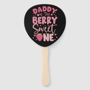 Abanico Papá de la fresa dulce cumpleaños