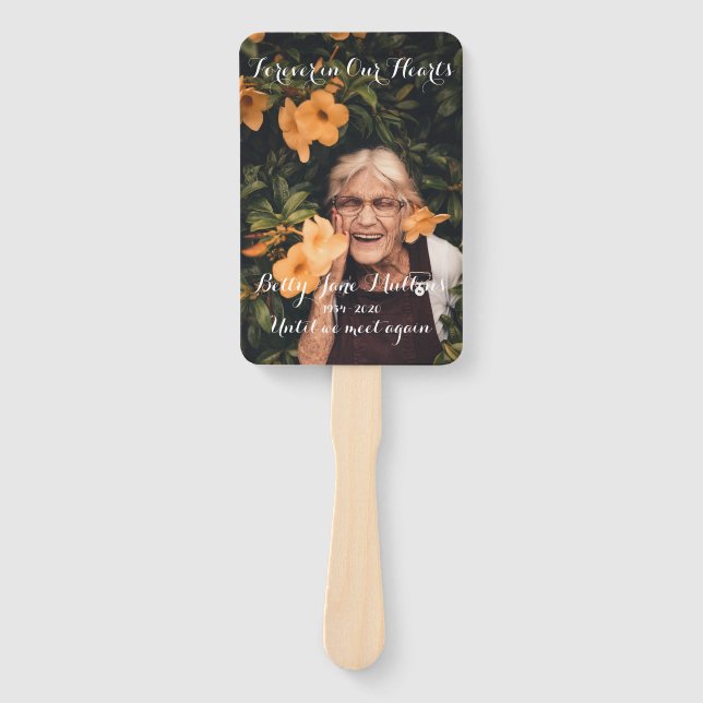 Abanico Para siempre en nuestro fanático conmemorativo del (Anverso)