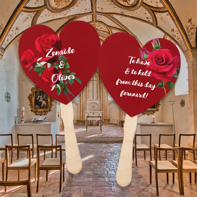 Abanico Para tener un Boda de rosas rojas (Subido por el creador)