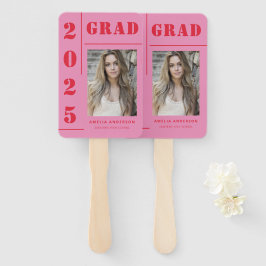 Abanico Partido de Graduación de Fotografía de Tipografía 