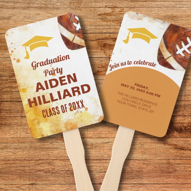 Abanico Partido de Graduación Temático del Fútbol (Subido por el creador)