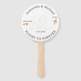 Abanico Party Flight Plane Travelling theme Wedding