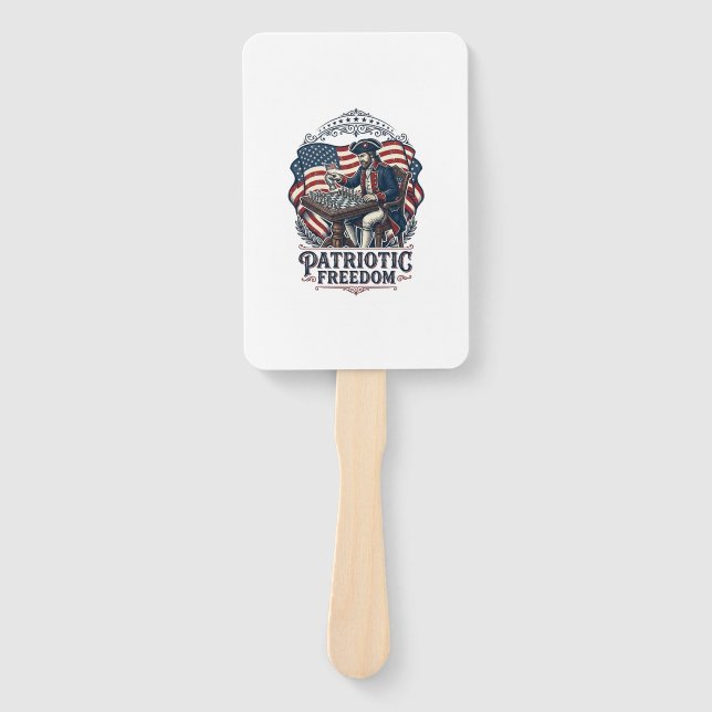 Abanico Patriotic Chess Player Vector Graphic Tee (Anverso)