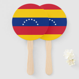 Abanico Patriótico venezolano de la bandera de Venezuela