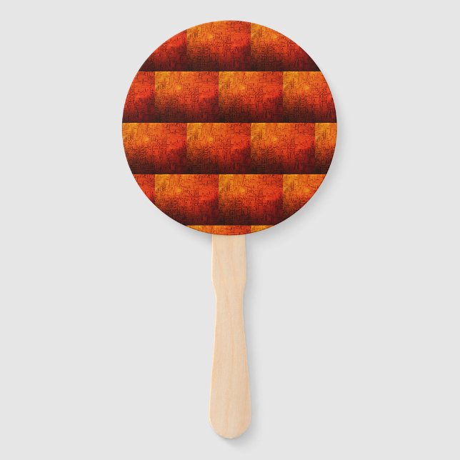 Abanico Patrón de circuito de cobre grabado en relieve (Anverso)