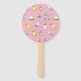 Abanico Patrón de ducha de bebé