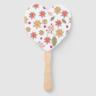 Abanico patrón floral flores diseño floral botánico flo