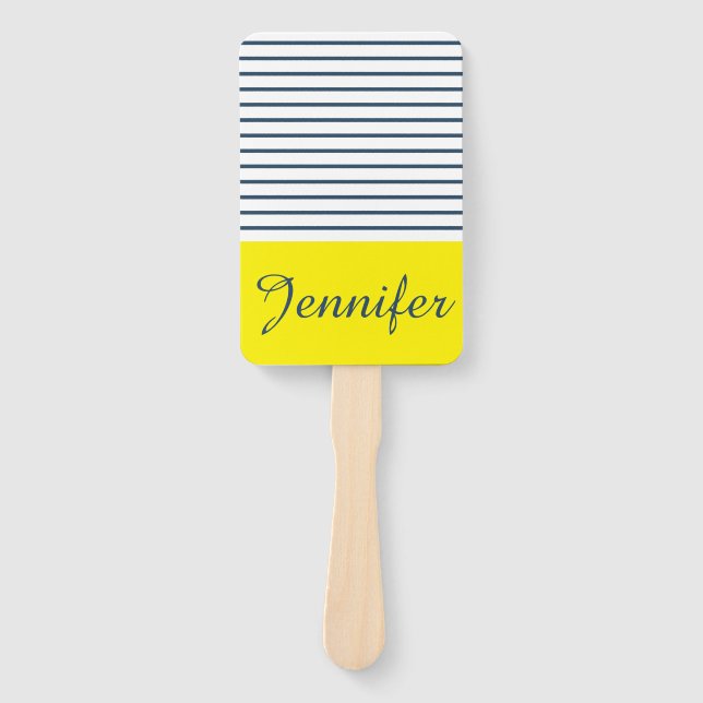 Abanico Patrón rayado moderno (Anverso)