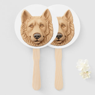 Abanico Perro pastor belga Inspirado en 3D