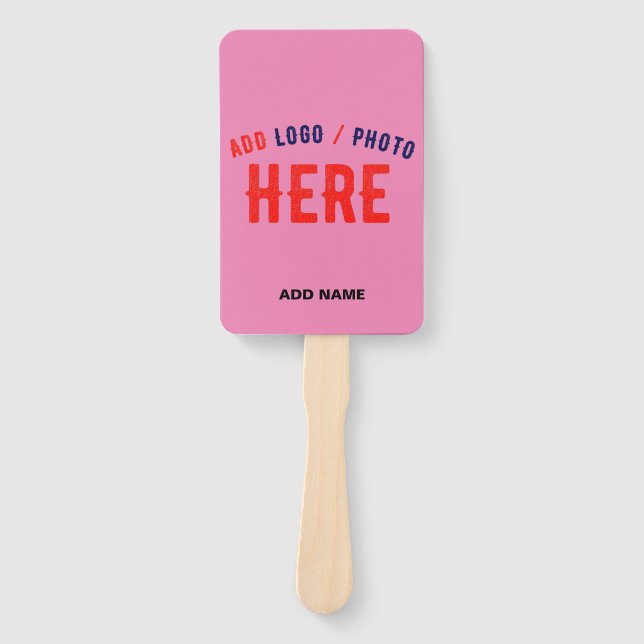 ABANICO PERSONALIZABLE MODERNO ESTILO ROSA VERIFICADA MARC (Anverso)