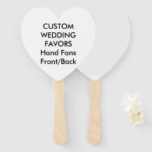 Personalizado boda favorece a los fans - CORAZÓN B