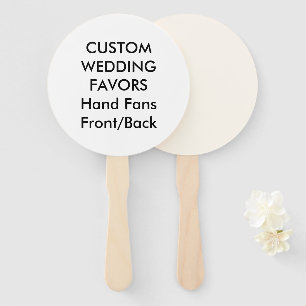 Abanico Personalizado boda favorece a los fans de la mano
