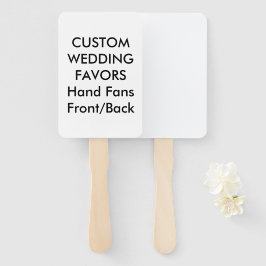 Abanico Personalizado boda favorece a los fans - RECTÁNGUL