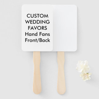 Abanico Personalizado boda favorece a los fans - RECTÁNGUL
