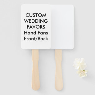 Abanico Personalizado boda favorece a los fans - RECTÁNGUL