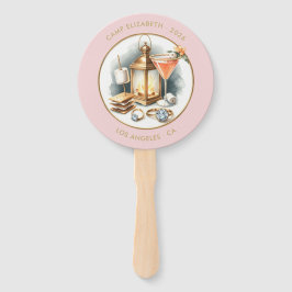 Abanico Personalizado Camp Bride Bachelorette Fin de Seman