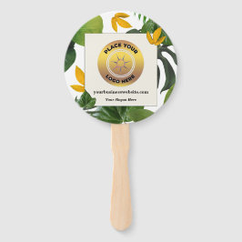 Abanico Personalizado de marca promocional con el logotipo