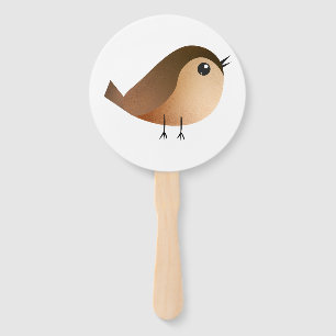 Abanico Personalizado de pájaro de Sparrow