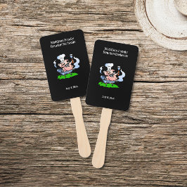 Abanico Personalizado de parrillada de parrillada de reuni