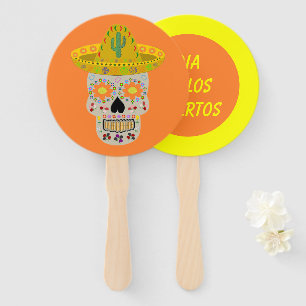 Abanico Personalizado del Día de la Calavera Muerta en Méx