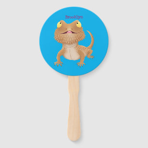 Abanico Personalizado del lagarto de dragón barbudo