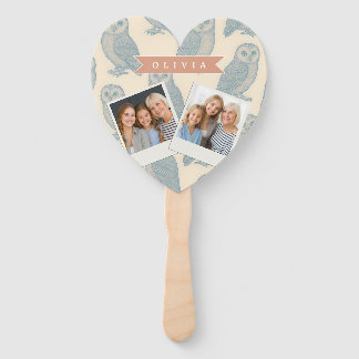 Abanico Personalizado estilo cottagecore vintage del bosqu