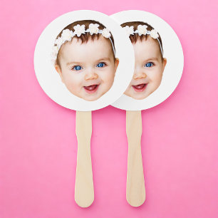 Abanico Personalizado Face Baby Bachelorette Party Cumplea