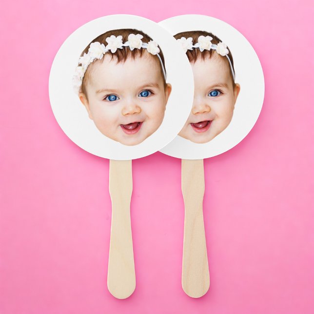 Abanico Personalizado Face Baby Bachelorette Party Cumplea (Subido por el creador)