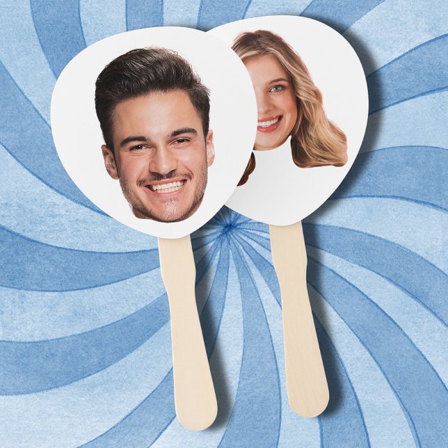 Abanico Personalizado Face Couple Bachelorette (Subido por el creador)
