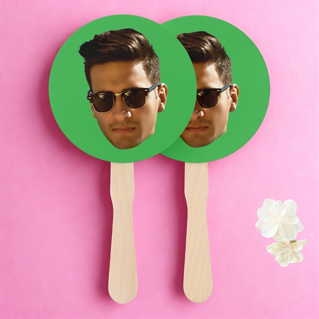 Abanico Personalizado Face Cutout Bachiller Party Cumpleañ (Subido por el creador)
