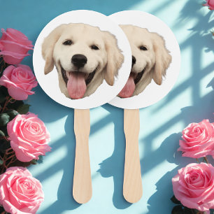 Abanico Personalizado Face Dog Cutout Bachelorette Party C