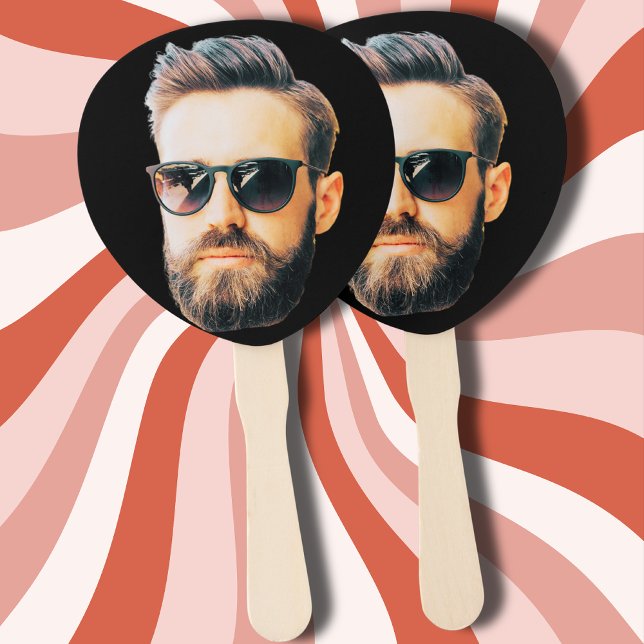 Abanico Personalizado foto cara a cara cumpleaños favorece (Subido por el creador)