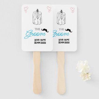 Abanico Personalizado Groom: Un toque de Guay para su Boda
