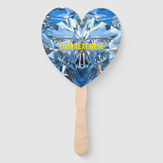Abanico Personalizado Luxury Chic Corazón Rubí