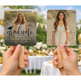 Abanico Personalizado para Graduación - Foto a Med