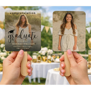Abanico Personalizado para Graduación - Foto a Med