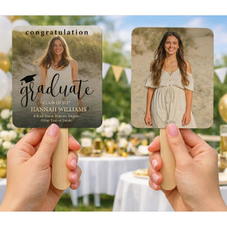 Abanico Personalizado para Graduación - Foto a Med