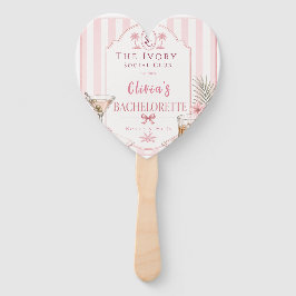 Abanico personalizado Rosa Lux Despedida de soltera bridal