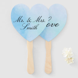 Abanico Personalizado "True Love Blue"
